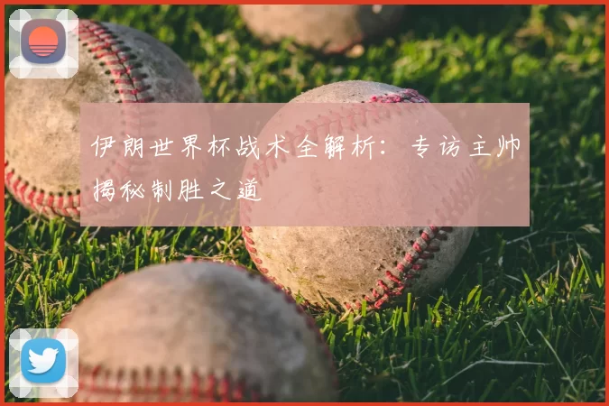 伊朗世界杯战术全解析：专访主帅揭秘制胜之道